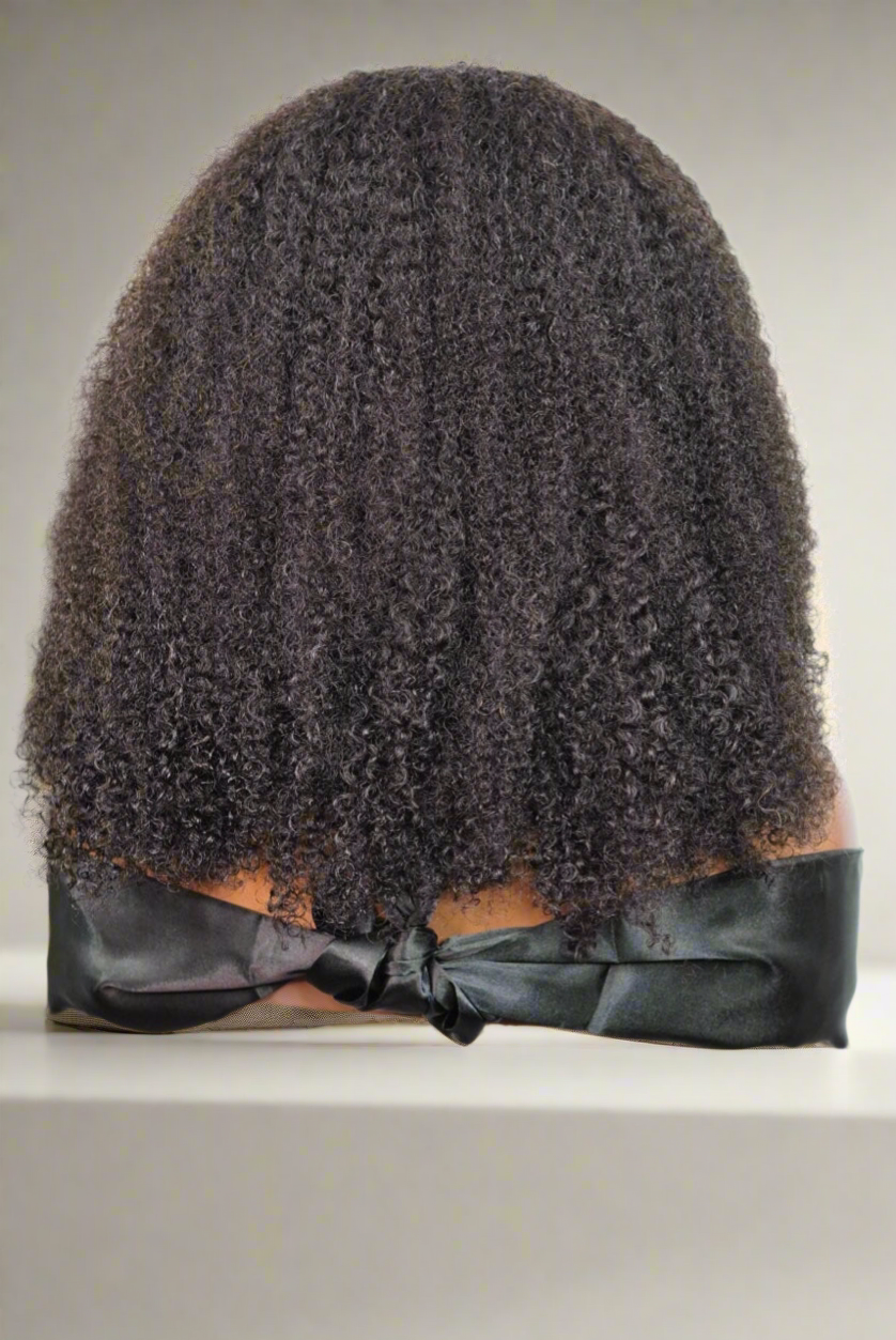 Kinky Curly Headband Wig