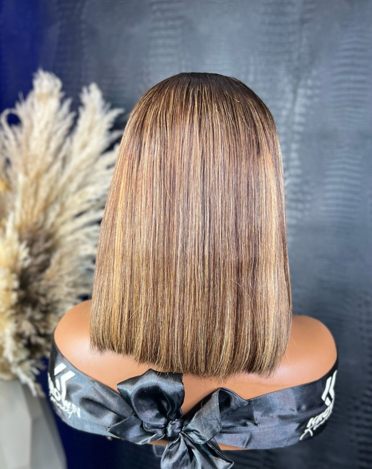 Lace: 13x4 Swiss Frontal unit Length: 10-12 inches Color: Custom color shown in photo Texture: Body Waves Product Issues: This unit has been cut and layered. _________________________________________________ PLEASE NOTE: Shipping Time is 7-10 business days. ________________________________________________________________________ ALL SALES ARE FINAL . NO REFUND DUE TO THE NATURE OF THE PRODUCT BEING CUSTOMIZE.