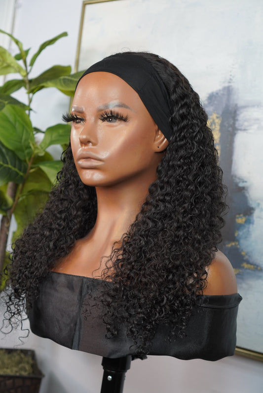 Headband Wig (Deep Curly )
